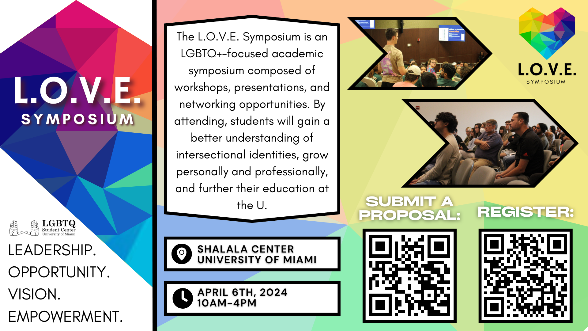 L.O.V.E. Symposium Banner